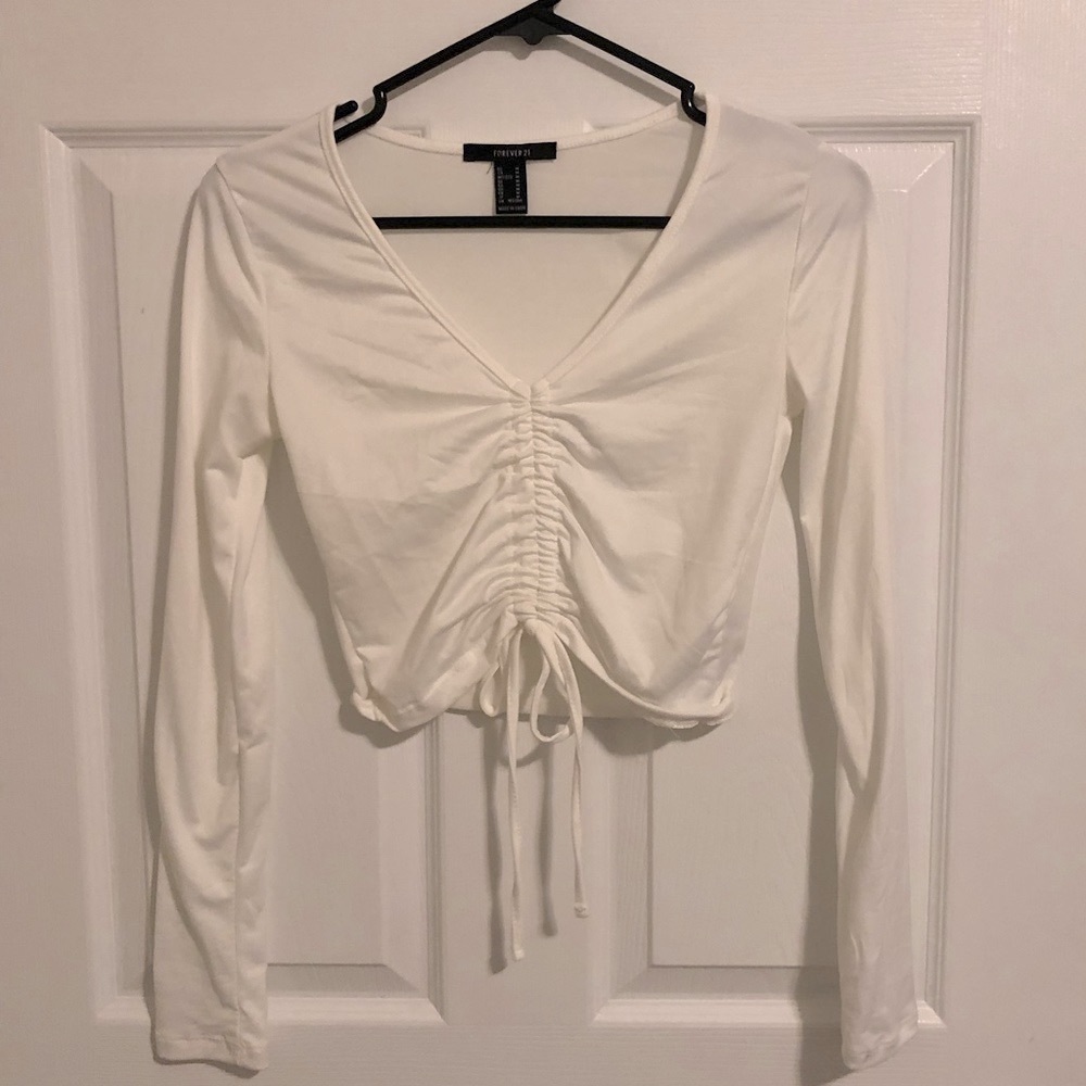 F21 Long Sleeve SOFT Crop top